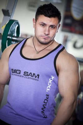 Майка Big Sam 2078 за 1 930 руб. Мужская, стильная, спортивная майка необычного окраса!